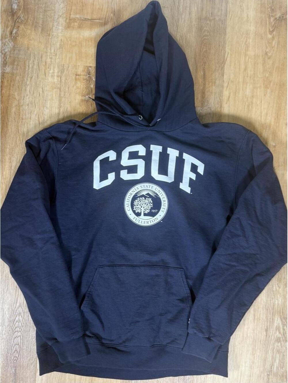Cal State Fullerton CSUF Champion Navy Blue Hoodie – Size L